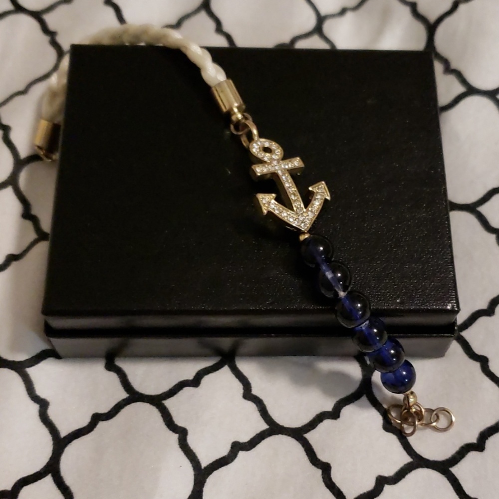 💸Navy anchor bracelet